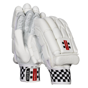 GN CRICKET BATTING GLOVE SILVER