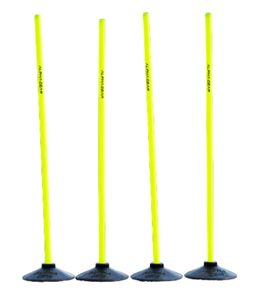 AGILITY POLE – SET ALPHA 1 METRE (4)